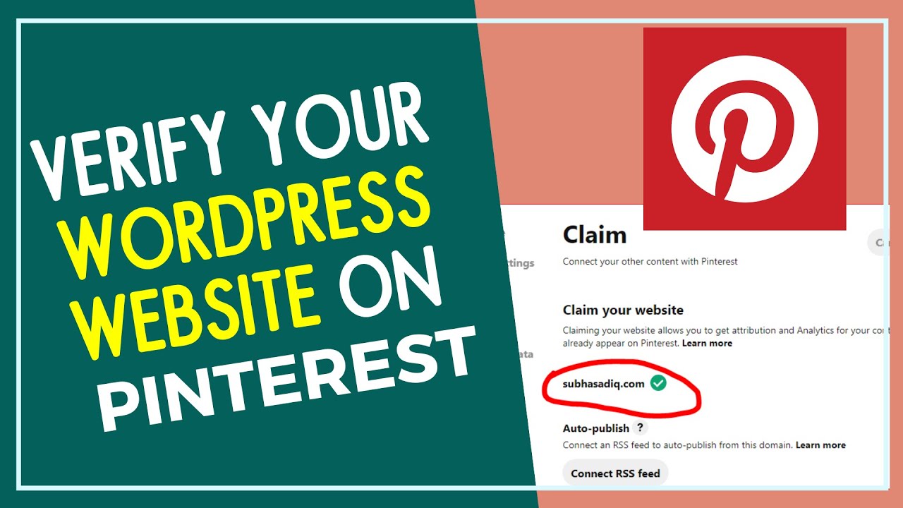how to verify your website on pinterest